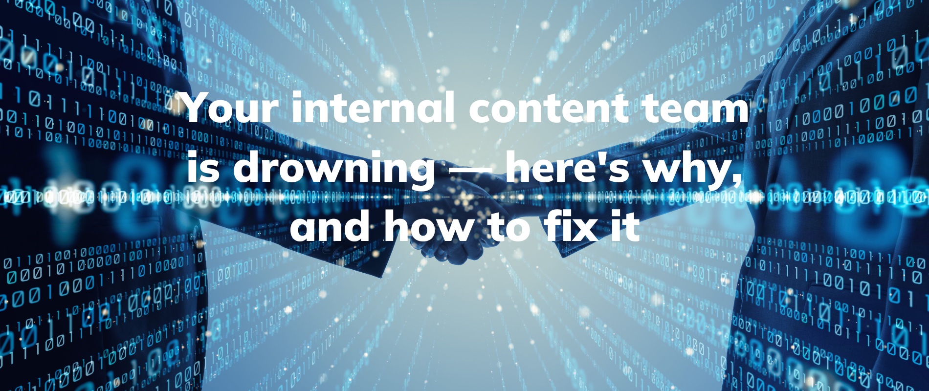 Creating content at scale shouldn't break your marketing organization. Learn how to clear bottlenecks, and deliver results faster with an agency.