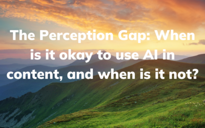 The Perception Gap: When is it okay to use AI in content, and when is it not?