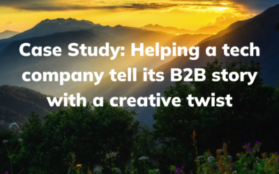 Case Study: Helping a popular cloud company tell its new B2B story with a creative twist